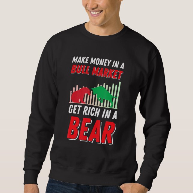 Sudadera Bear Vs Bull (Anverso)