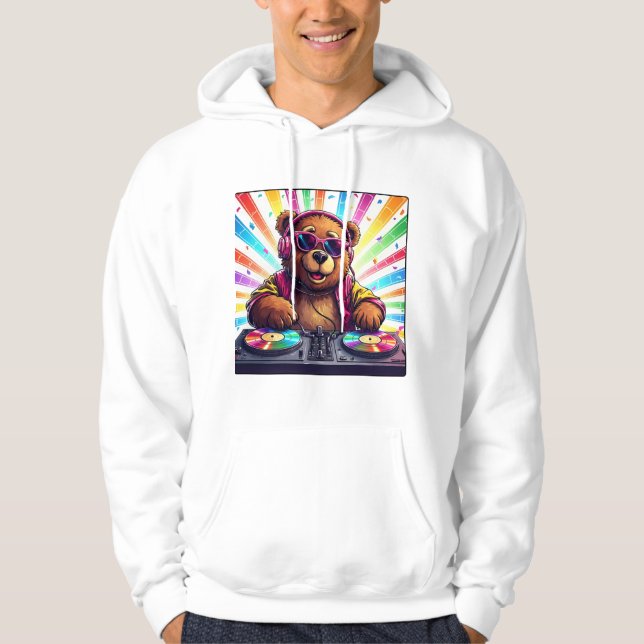 Sudadera Bearbie DJ (Anverso)