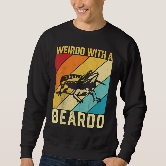 Sudadera Bearded Dragon Beardie Weirdo With A Beardo 1 (Anverso)