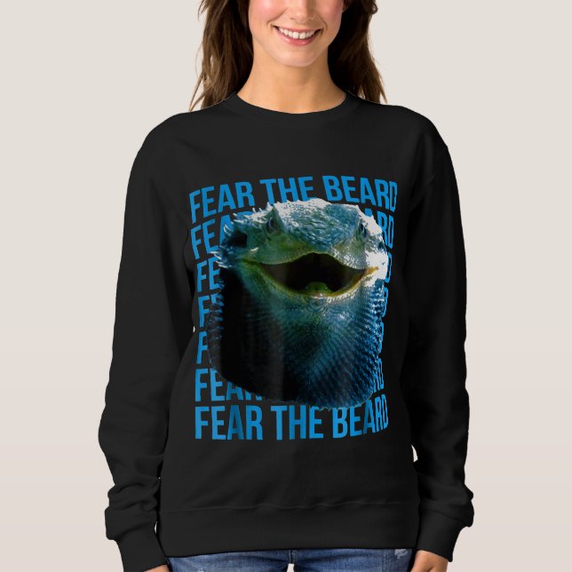 Sudadera Bearded Dragon Respect The Beard Gilas Monsters (Anverso)