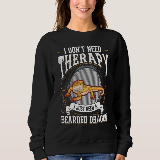 Sudadera Bearded Dragon Therapy (Anverso)