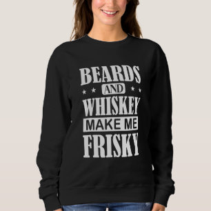 Sudadera Beards Whiskey Me Hace Frisky Bearded Dad Uncle