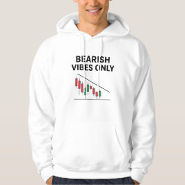 Sudadera Bearish Vibes Only Trader Hoodie | Chart Pattern