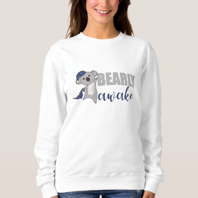 Sudadera Bearly Awake Koala Sleepyhead Teddy (Anverso)