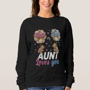Sudadera Bears Pink O Blue Tía ama a tu género revelar