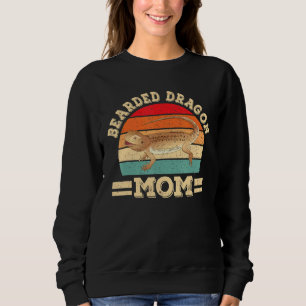 Sudadera Beart Dragon Mom Lizard Reptile Retro Mujeres
