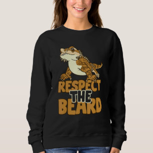Sudadera Beart Respect The Beard Dragon Lizard