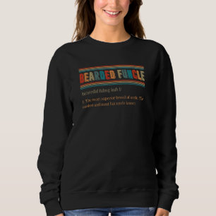 Sudadera Beart Uncle Definition Beard Divertido Tío Familia