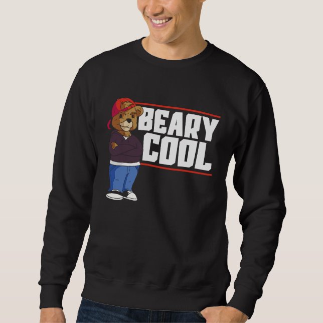 Sudadera Beary Cool Bear Lover Wildlife Animal Bear 1 (Anverso)