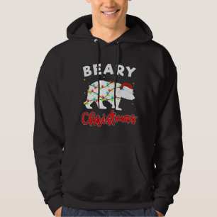Sudadera Beary Merry Christmas For Bear Avers Funny Xmas L
