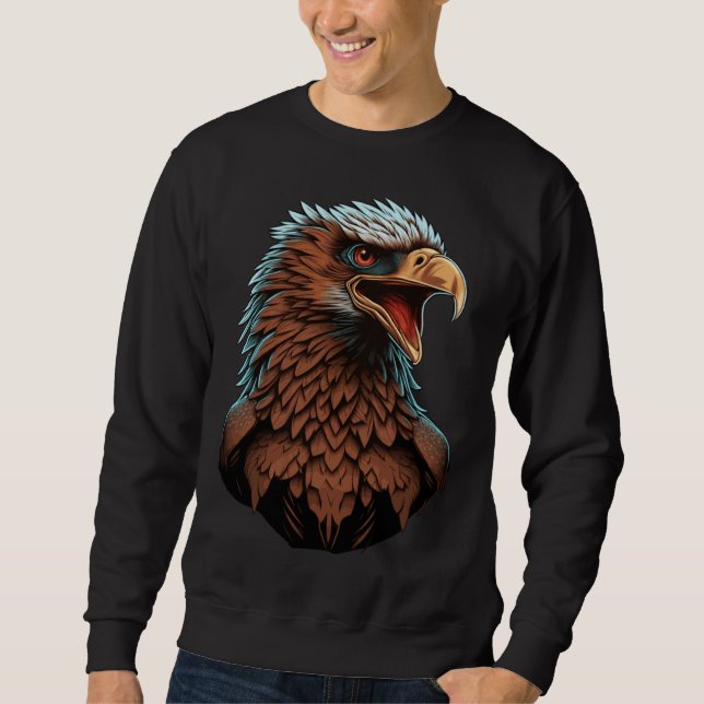 Sudadera Beautiful Bald Eagle Bird Animal (Anverso)