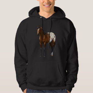 Sudadera Beautiful Brown Bay Appaloosa Horse Lover Gift Pre