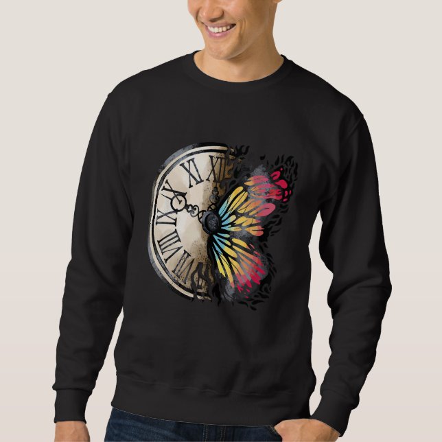Sudadera Beautiful Butterfly Time Mothers Day Graphic (Anverso)