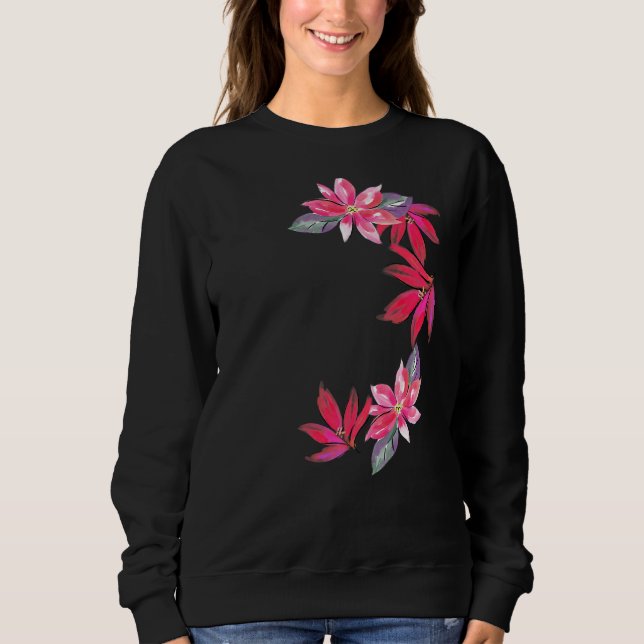 Sudadera Beautiful flowers and flower motif for the summer  (Anverso)