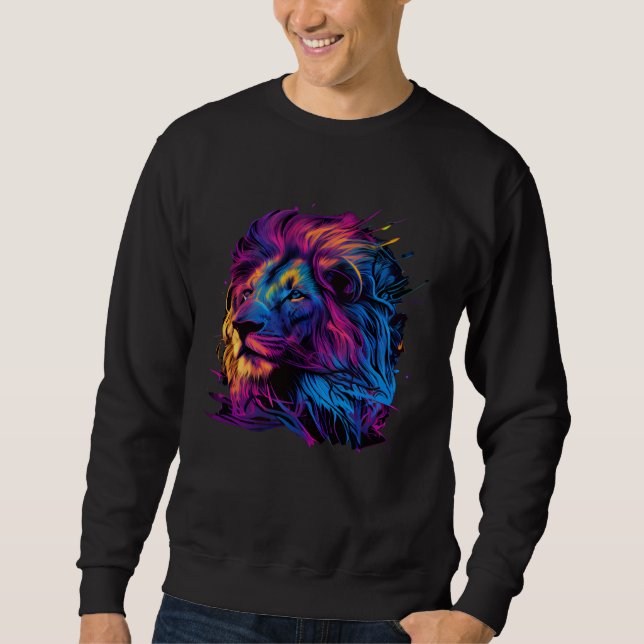 Sudadera Beautiful Lion Head (Anverso)