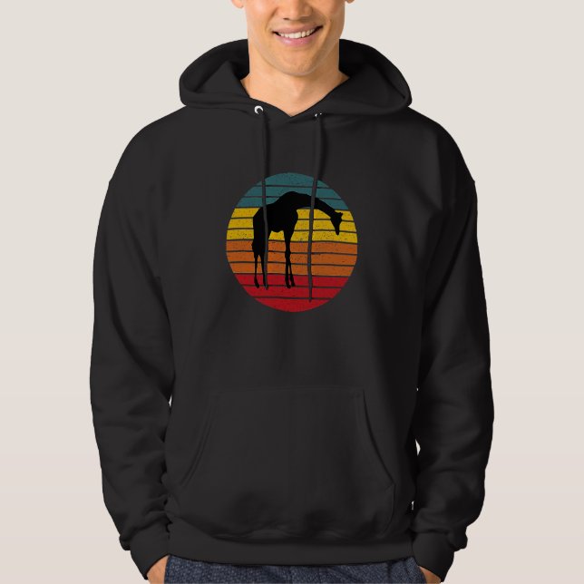 Sudadera Beautiful Vintage Sunset Giraffe (Anverso)