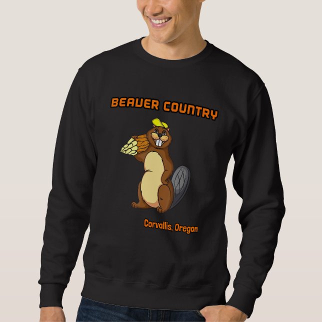 Sudadera Beaver Country Corvallis Oregon State College Beav (Anverso)