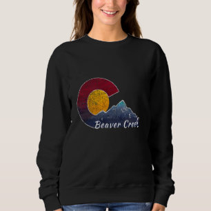 Sudadera Beaver Creek Bandera Colorado Inspirada