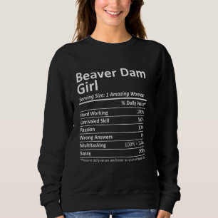 Sudadera Beaver Dam Chica Wi Wisconsin Funny City Home Root