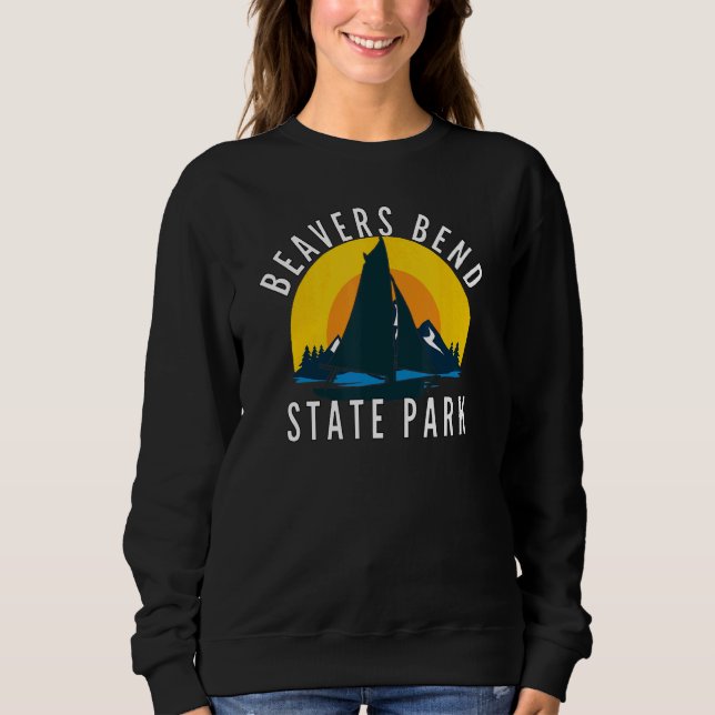 Sudadera Beavers Bend State Park Oklahoma Ok Camping 3 (Anverso)