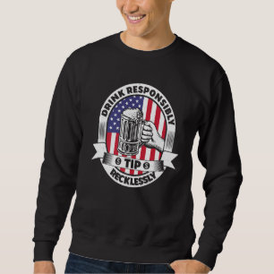 Sudadera Beba Responsablemente Propina Imprudente Bartender