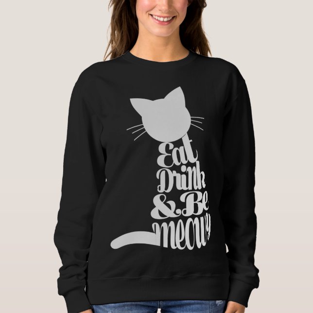 Sudadera Beba y sé Navidades miedosos gatos regalos navidad (Anverso)