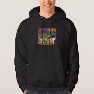 Sudadera Beban Brujas Vino Fiesta Halloween Bebida