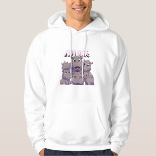 Sudadera Bebé Adorable Hippo Sólo Un Chica Que Ama Moo Deng