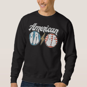 Sudadera Bebé americano gafas de sol Estados Unidos Bandera