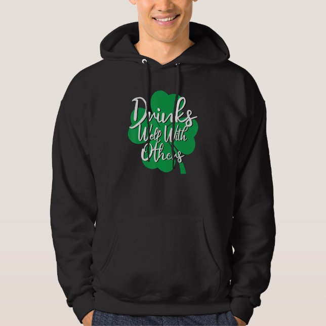 Sudadera Bebe Bien Con Otros De Bebida Squad Funny St (Anverso)