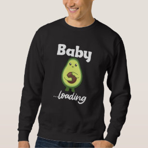Sudadera Bebé cargando divertido aguacate mamá embarazada