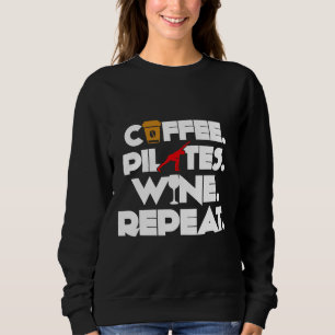 Sudadera Bebé de almohadillas de café Vino de repetición