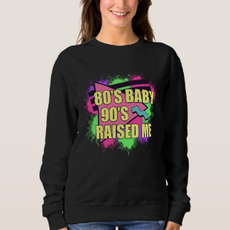 Sudadera Bebé de los 80 Me criaron en los 90