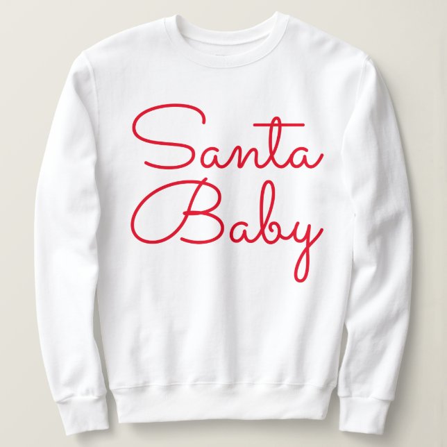 Sudadera Bebé de Santa (Anverso del diseño)