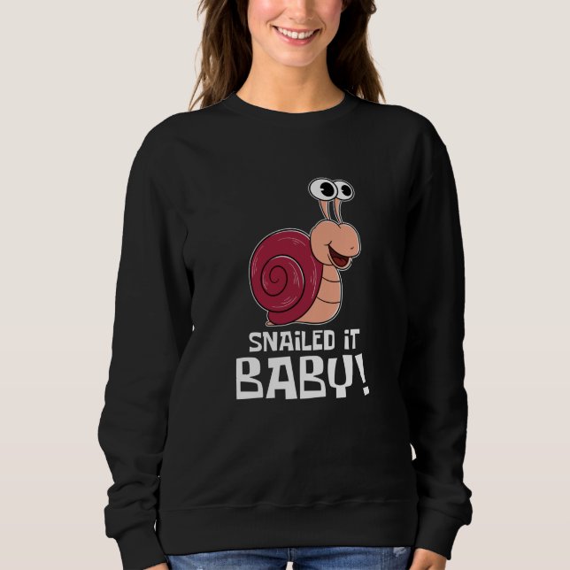 Sudadera Bebé De Ti Encarnado - Caracol Gracioso (Anverso)