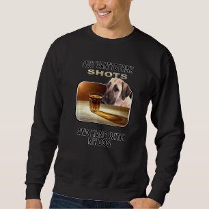 Sudadera Bebe disparos y cuelga mi perro pastor anatoliano