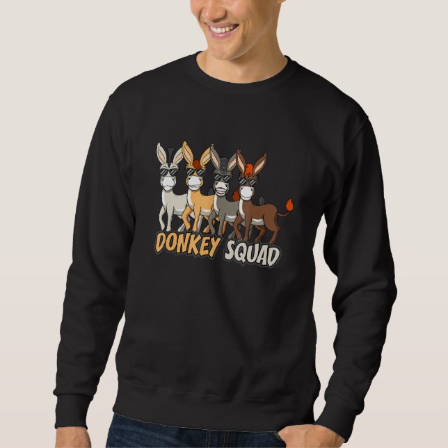 Sudadera Bebé Donkey Squad Mule (Anverso)