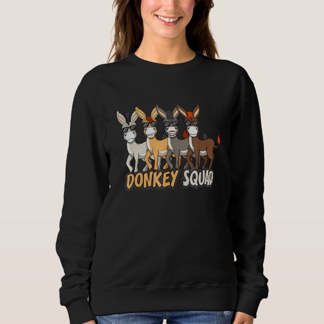 Sudadera Bebé Donkey Squad Mule (Anverso)