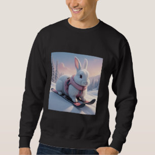 Sudadera Bebé esquí conejo Nieve vacaciones de invierno Alp