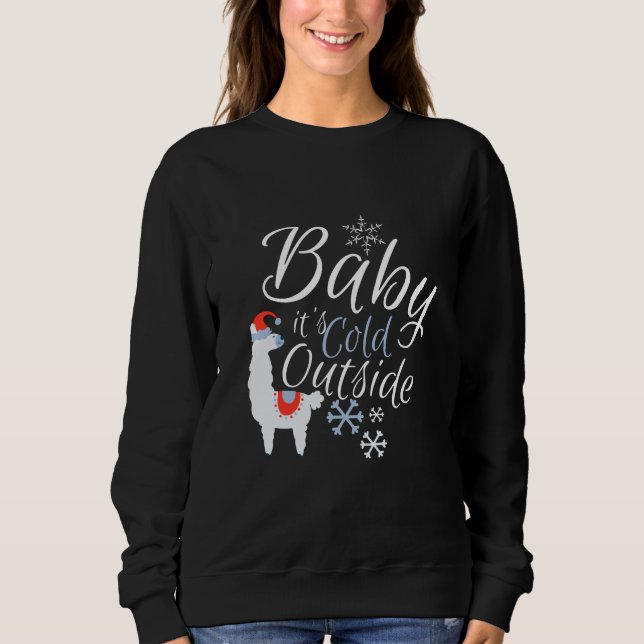 Sudadera Bebé, hace frío afuera (Anverso)