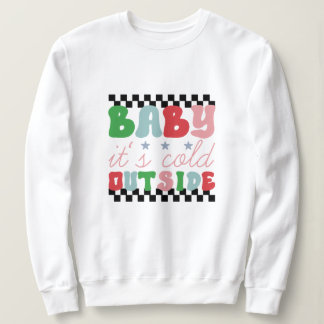 Sudadera Bebé, hace frío afuera de los navidades