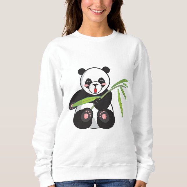 Sudadera Bebé lindo Panda Sweatshirt (Anverso)