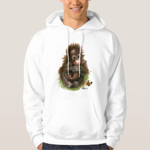 Sudadera Bebé orangután y mariposa