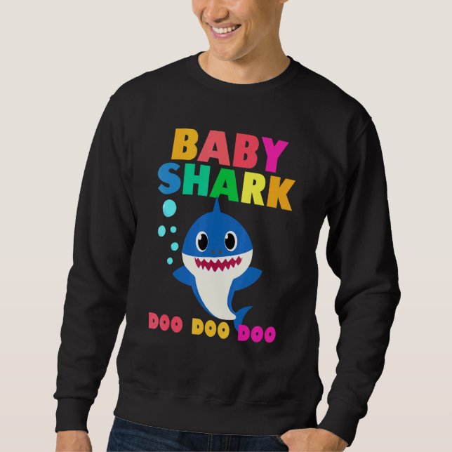 Sudadera Bebé Tiburón Doo Bebé Mami Papi Niños (Anverso)