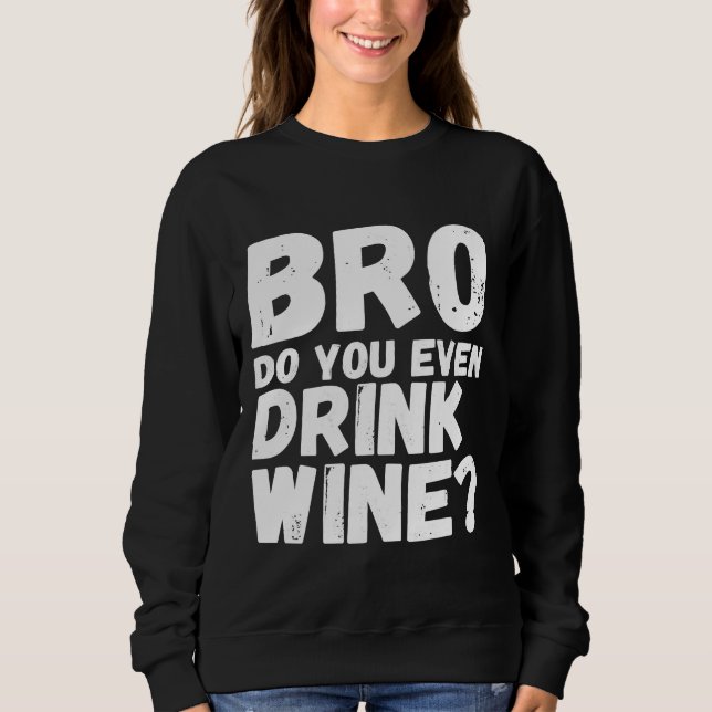 Sudadera Bebe Vino Activamente (Anverso)