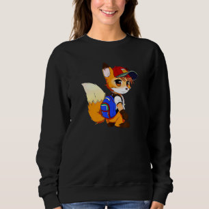 Sudadera Bebé Zorro Lindo Con Mochila Gorra De Béisbol Espa
