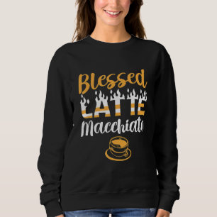 Sudadera Bebedor de cafeína de café Cafetómano Bendito Latt