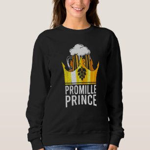 Sudadera Bebedor de cerveza Promille Príncipe Malle Fiesta