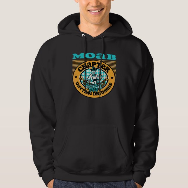 Sudadera Bebedores De Día De América Moab Utah Chapter Bee (Anverso)