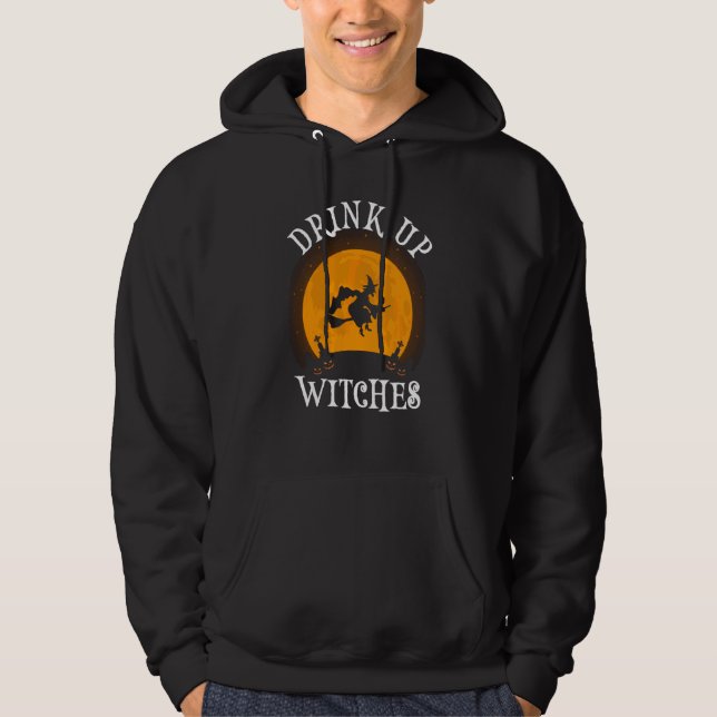 Sudadera Beber brujas divertida Bruja Halloween Beber (Anverso)